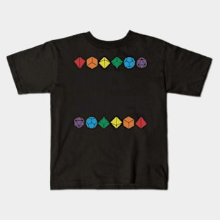 Dice Roll Model Kids T-Shirt